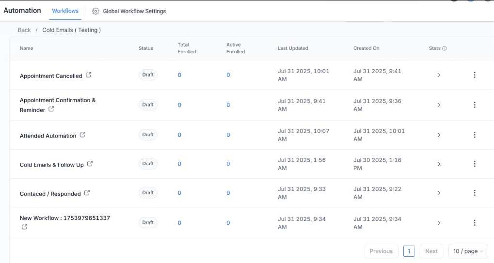 GoHighLevel appointment automation with confirmations, reminders, and no-show recovery.